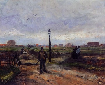  Vincent Werke - Die Stadtrände von Paris Vincent van Gogh